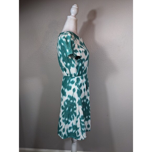 Vineyard Vines IKAT Dress Green White Size 2 - Picture 3 of 8
